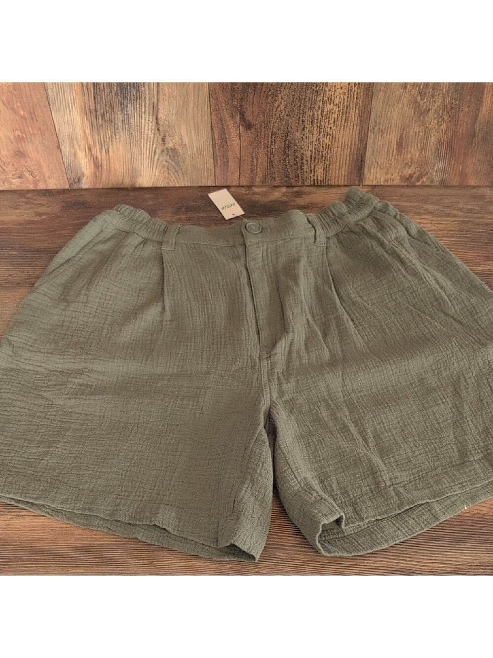 Aerie Textured Women's Bermuda Dress Shorts M NWT 216JH - Picture 2 of 10